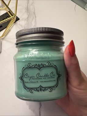 Unused pine candle